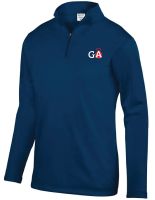 GA Uniform 1/4 zip Fleece, YOUTH - NAVY (PORT & CO PC78YQ}